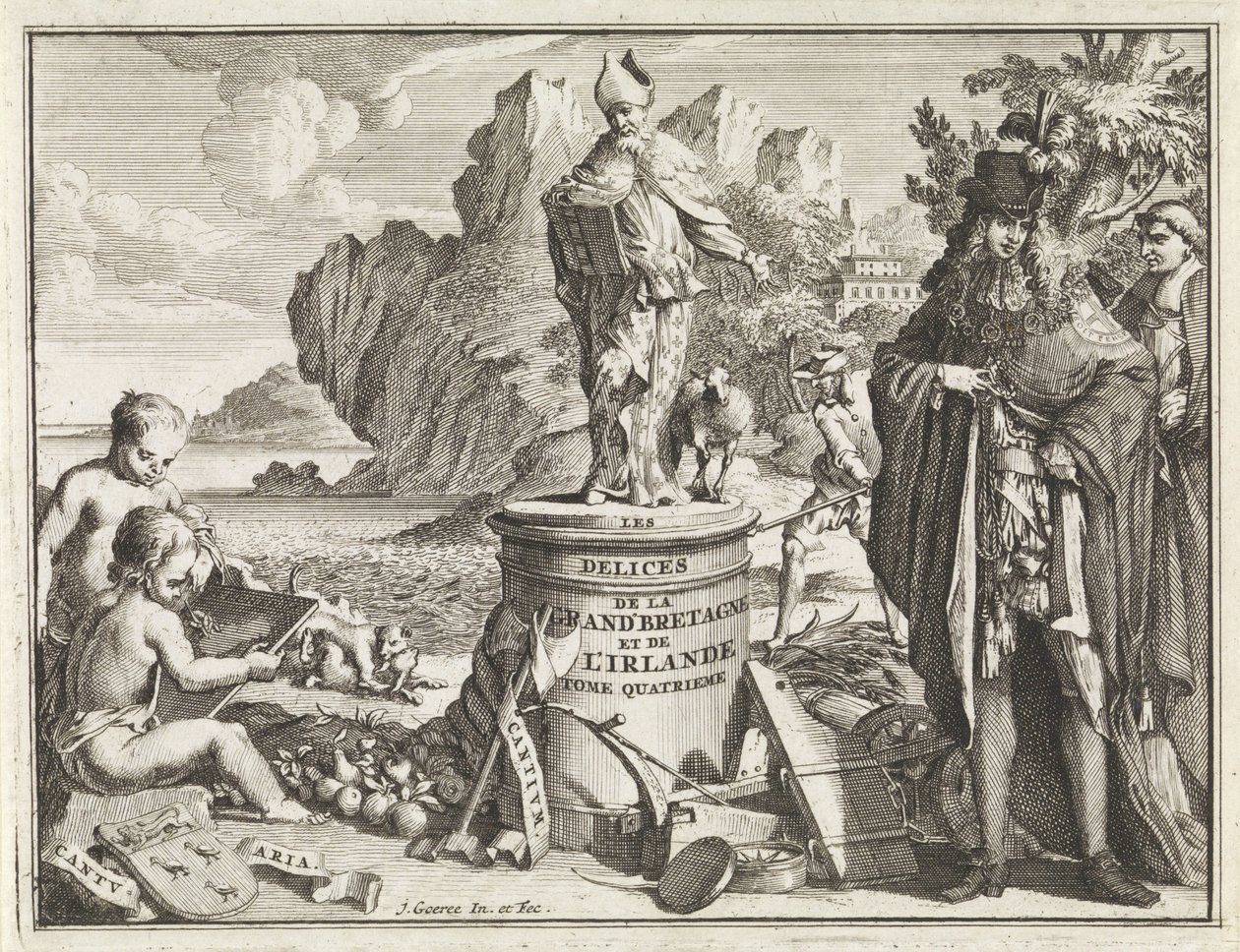 Sockel mit dem Heiligen Thomas Becket von Jan Goeree