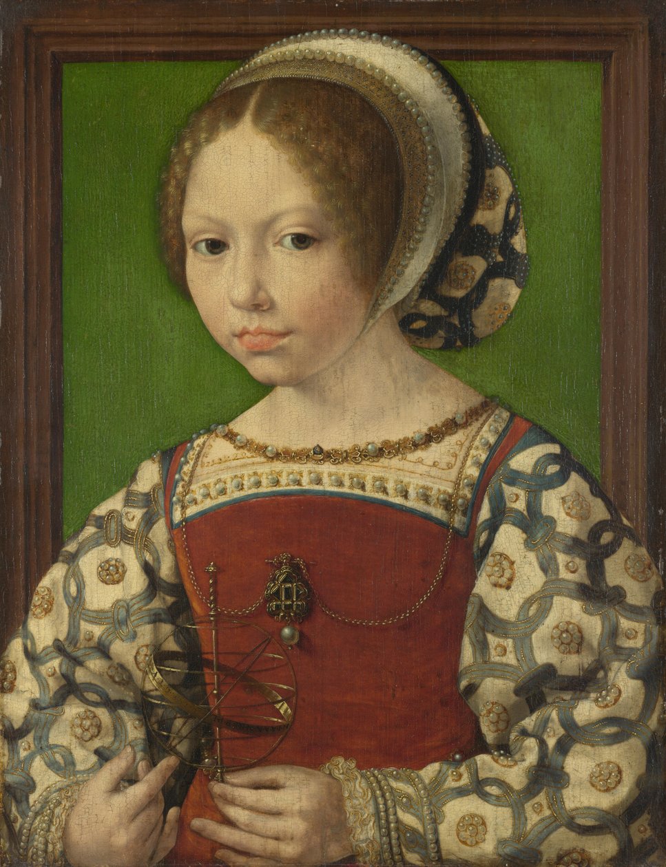 Porträt von Prinzessin Dorothea von Dänemark 1520-1580, ca. 1530 von Jan Gossaert
