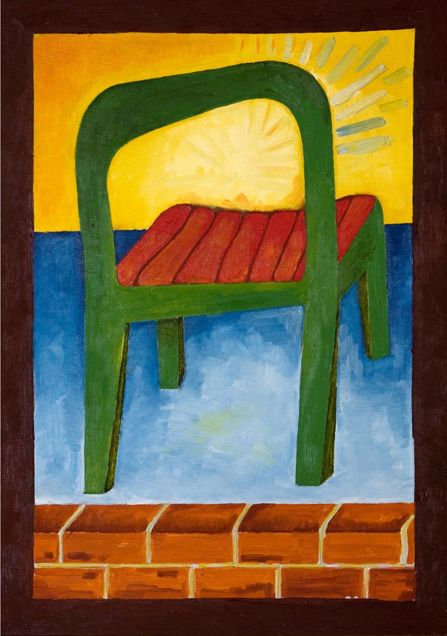 Stuhl in der Luft, 2005 von Jan Groneberg