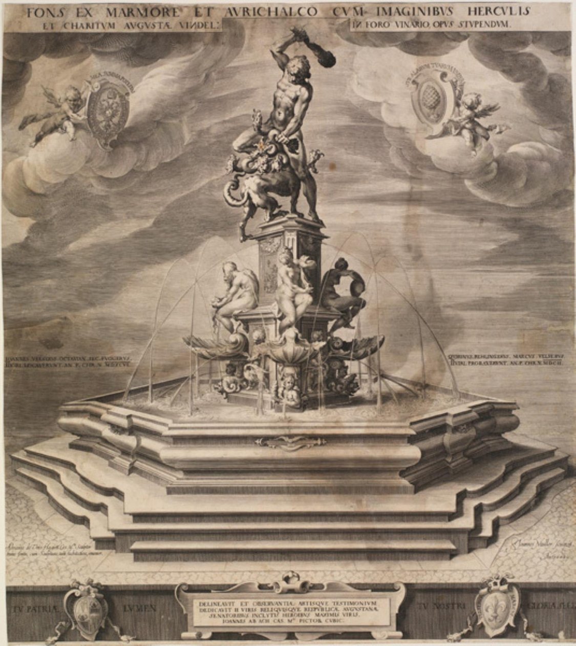 Herkulesbrunnen in Augsburg von Jan Harmensz. Muller