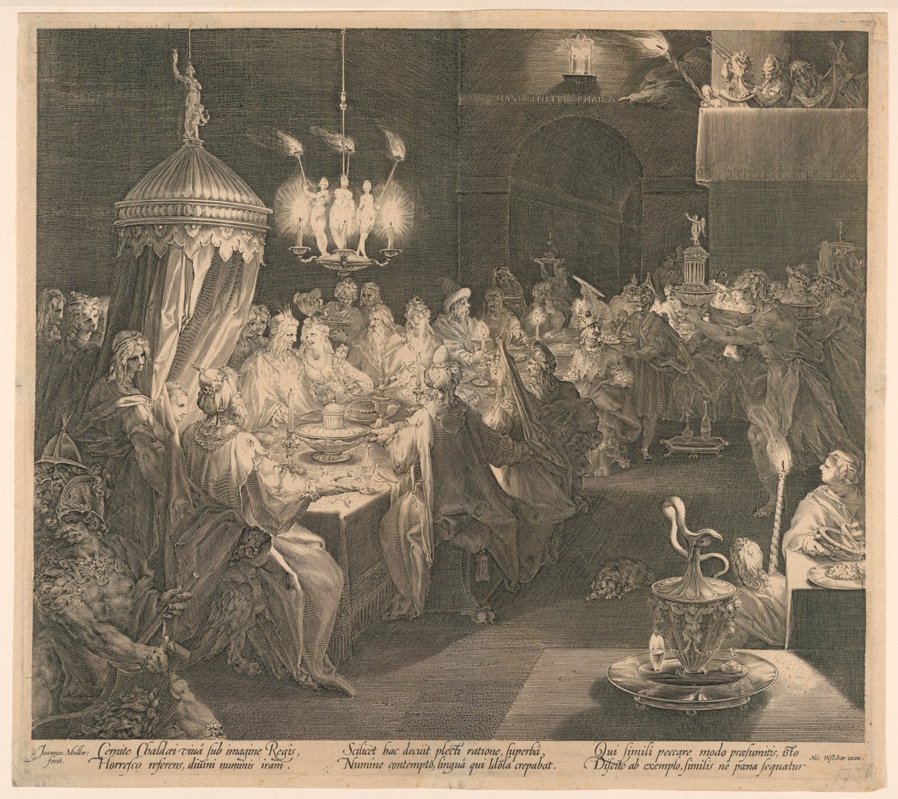 Das Festmahl des Belsazar von Jan Harmensz Muller