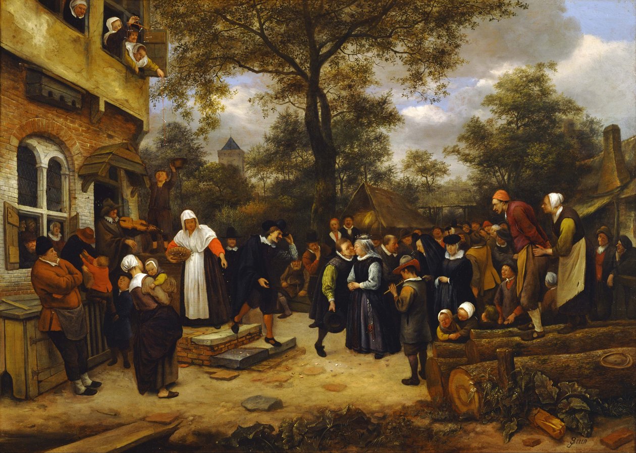 Dorfhochzeit von Jan Havickszoon Steen