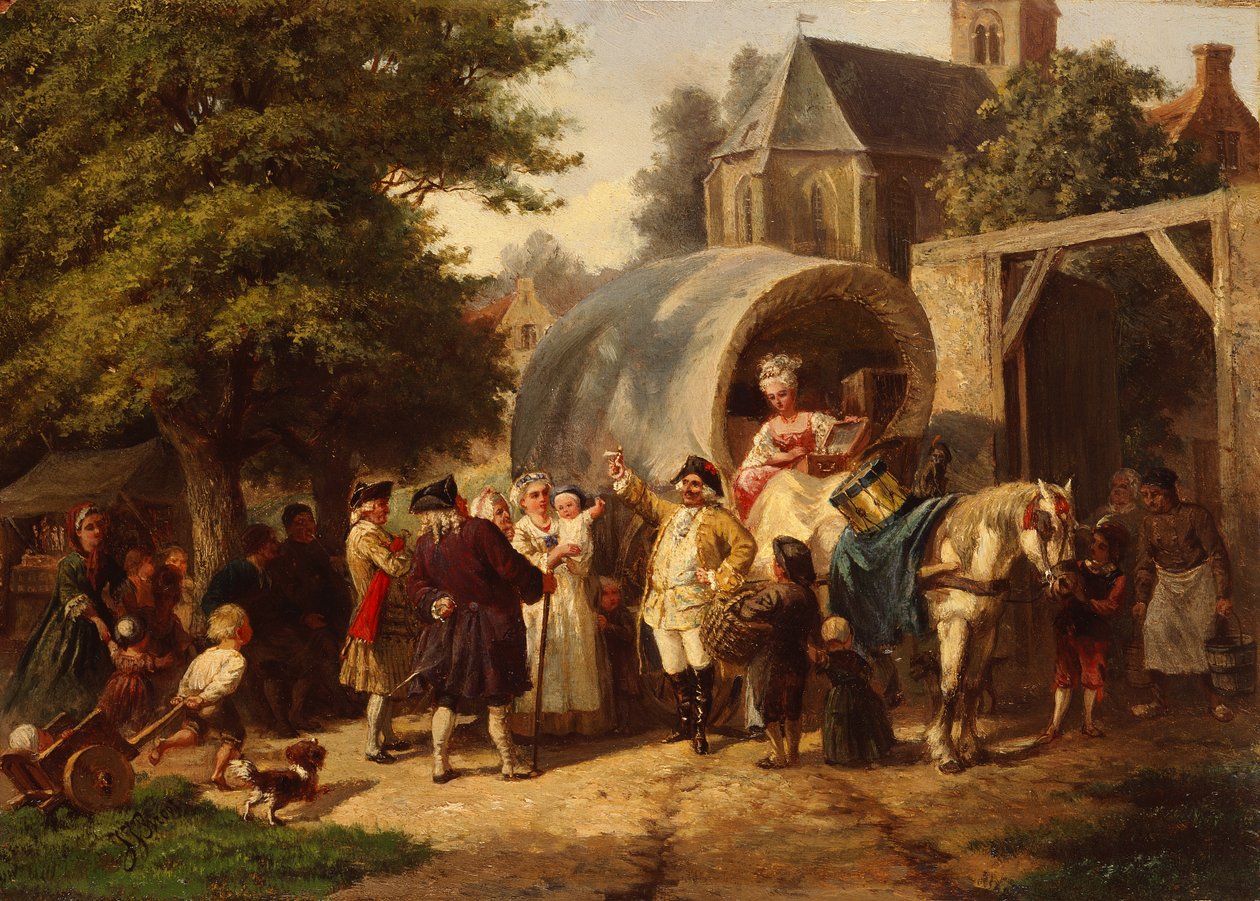 Der reisende Verkäufer von Jan Jacob Zuidema Broos