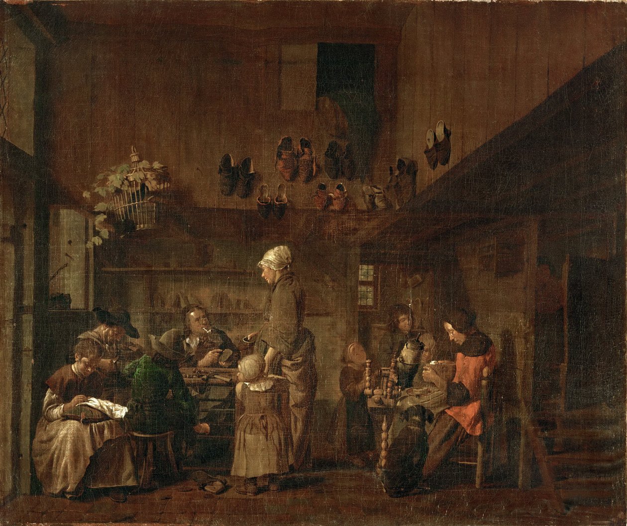 Die Werkstatt des Schusters von Jan Josef the Elder Horemans