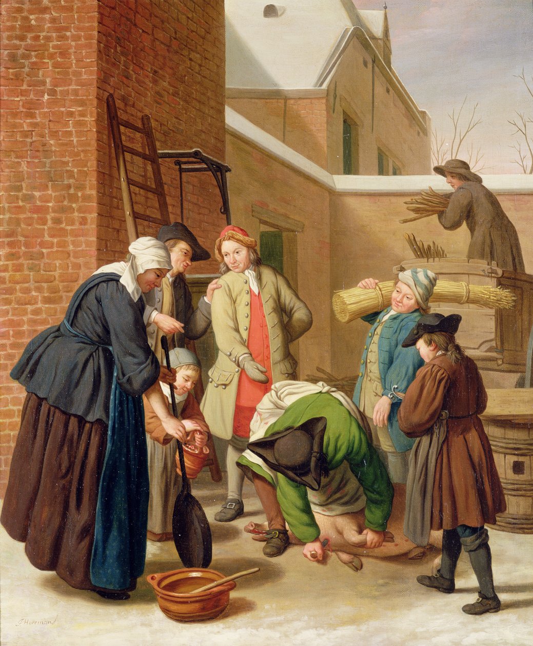 Die vier Jahreszeiten, Winter von Jan Josef the Elder Horemans