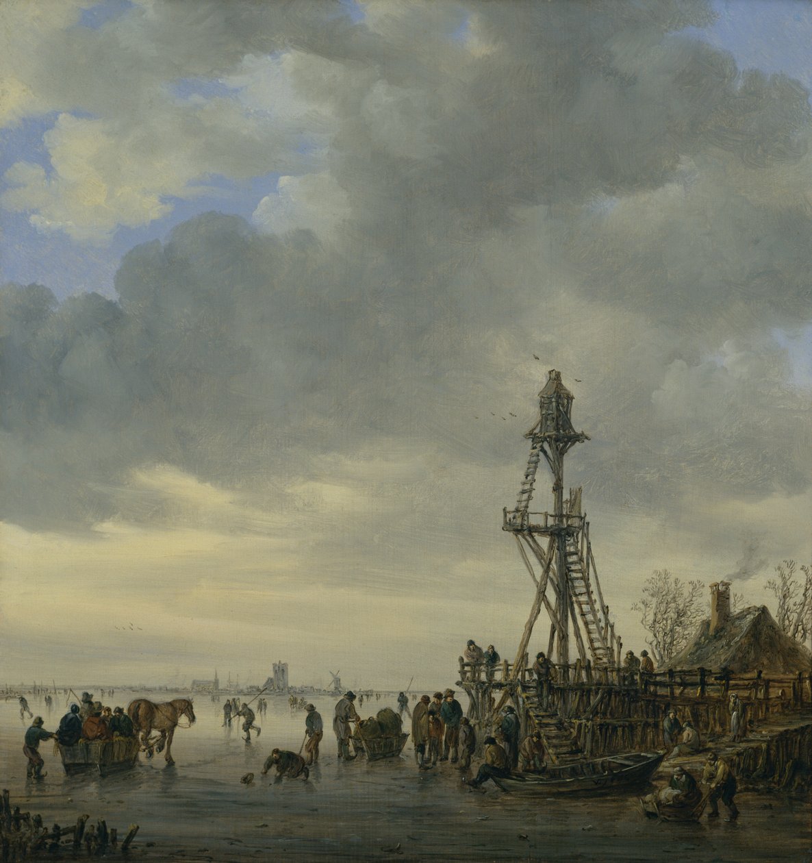 Die Landungsbrücke von Jan Josephsz van Goyen