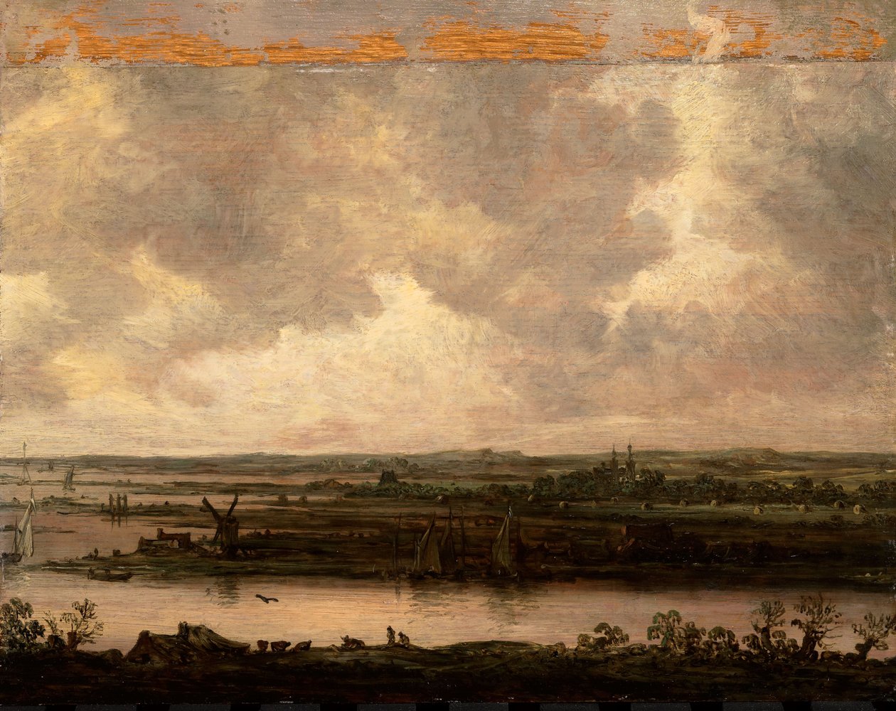 Blick auf den Fluss Spaarne und das Haarlemmermeer von Jan Josephsz van Goyen