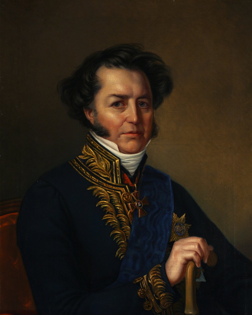 Porträt von Avraam Norov 1795-1869, 1857 von Jan Ksawery Kaniewski