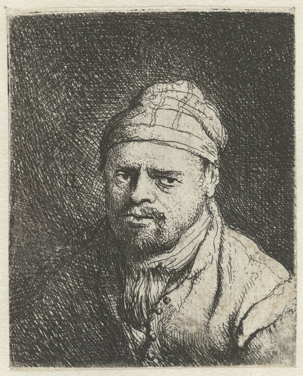 Büste eines Kochs mit Mütze von Jan Lievens