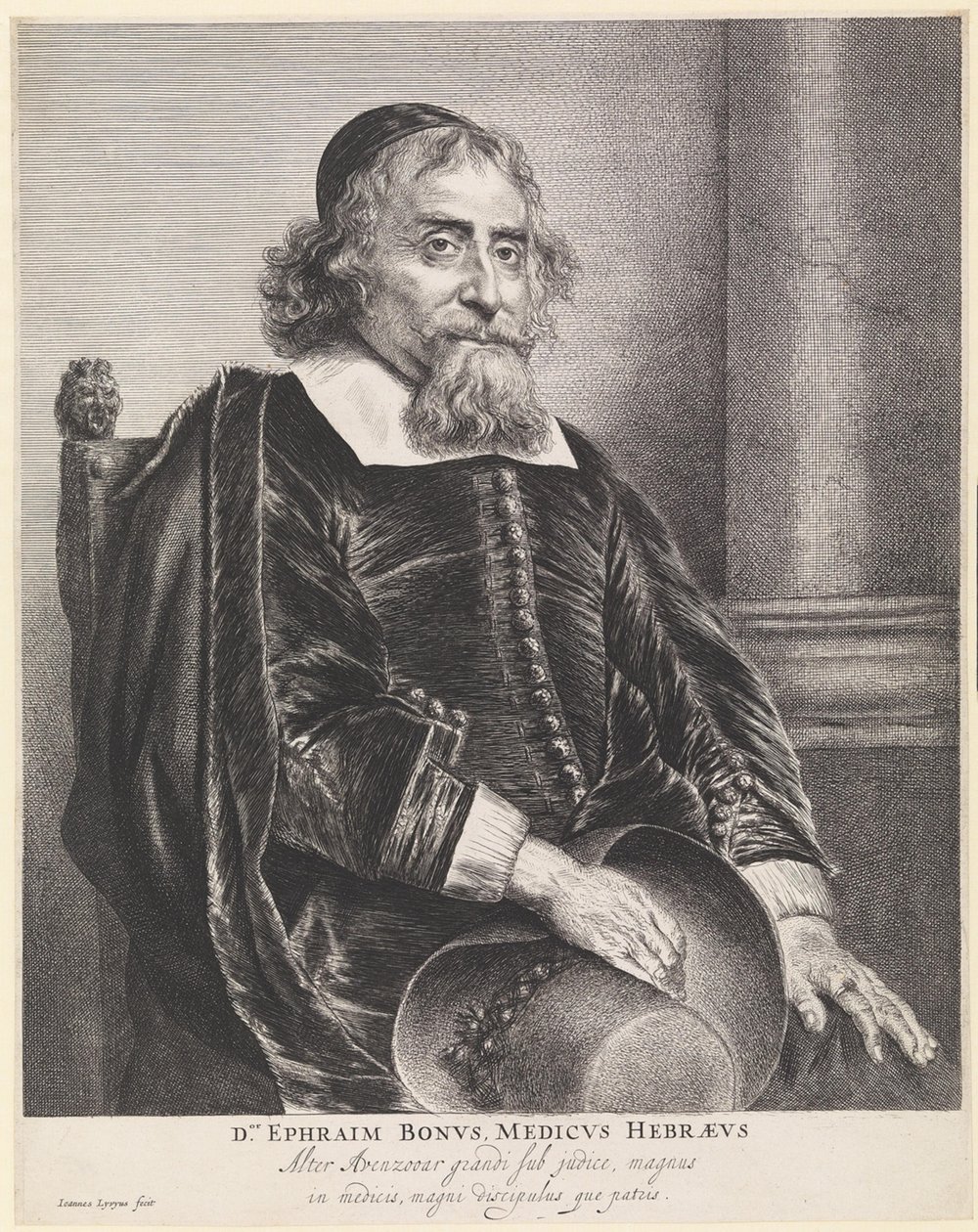 Ephraim Bonus (1599-1665) von Jan Lievens