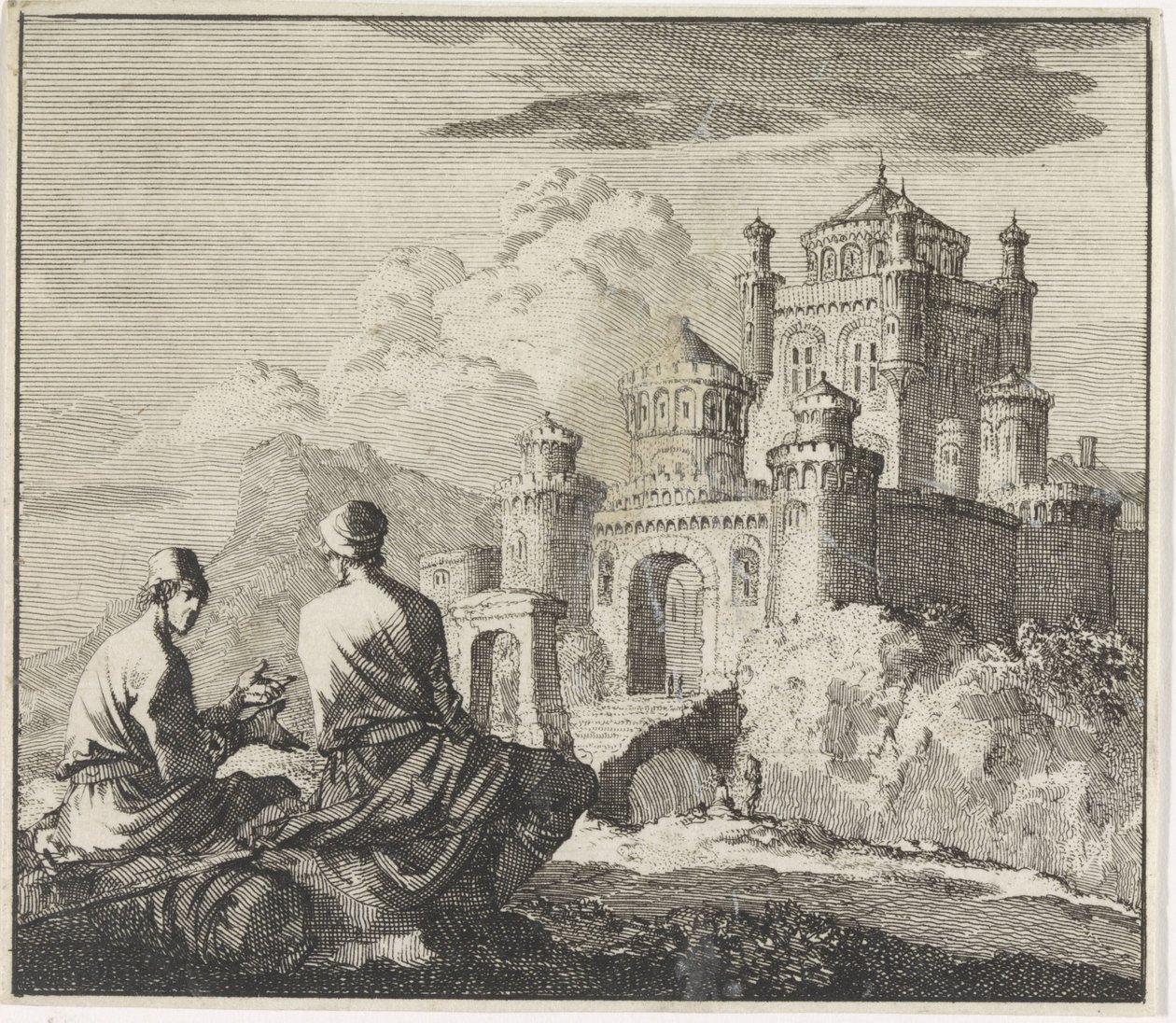 Emblem: Burg von Jan Luyken