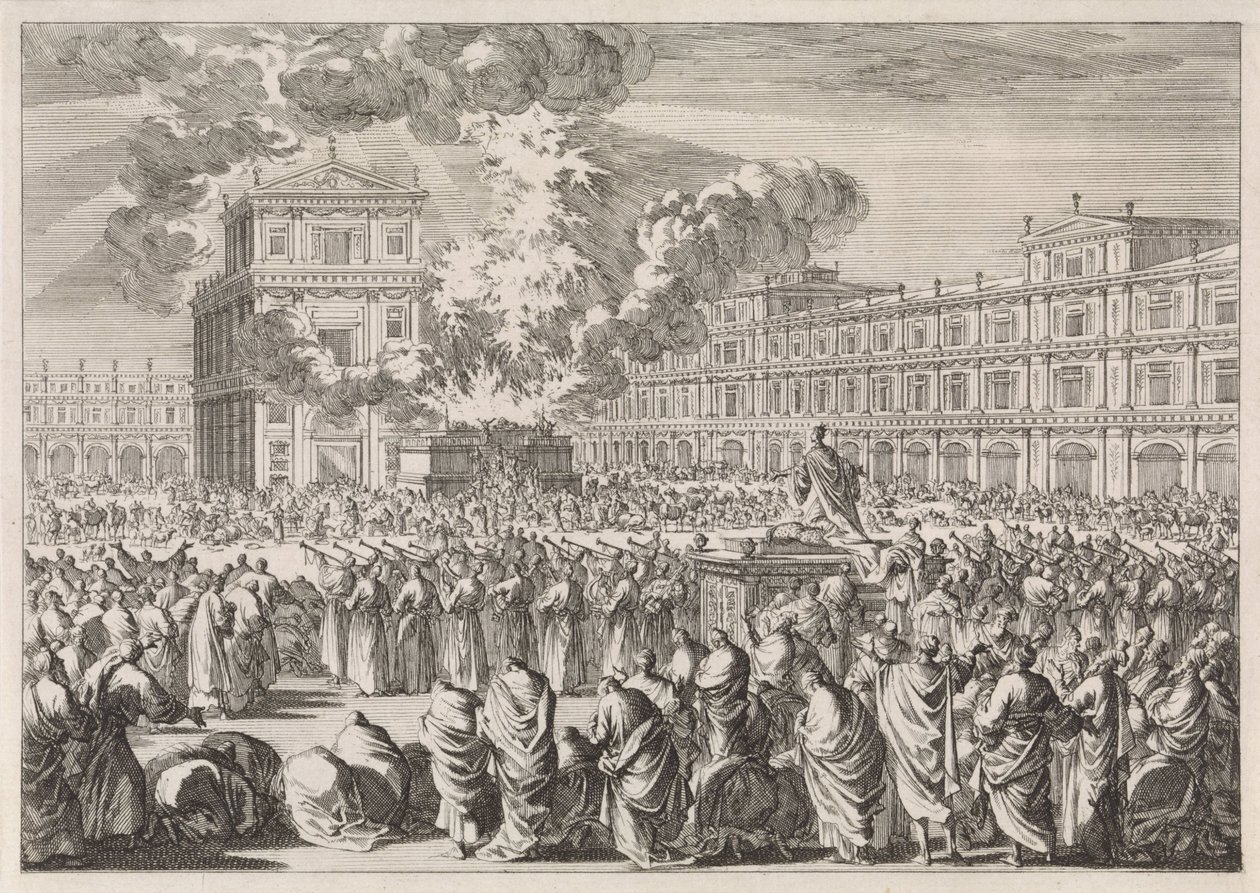 Einweihung des Tempels Salomos von Jan Luyken
