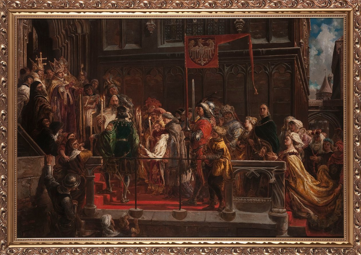 Taufe von Władysław Warneńczyk 18.II.1425 von Jan Matejko