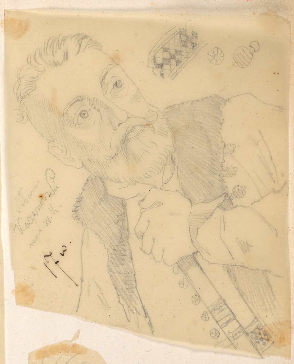 Der Schatzmeister. Adam Kazanowski als Brustbild von Jan Matejko