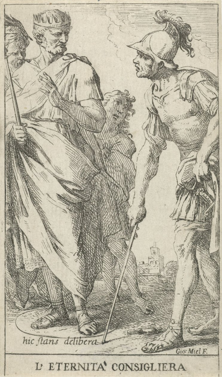 Popilius Laenas zeichnet einen Kreis von Jan Miel