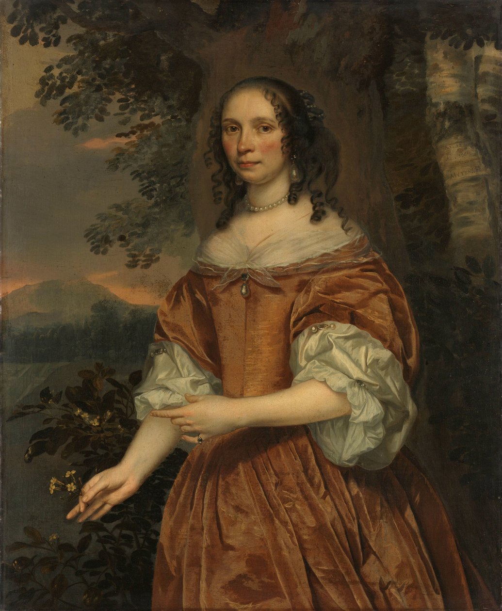 Maria de Witte Françoisdatter (geb. 1616). Ehefrau von Johan van Beaumont von Jan Mijtens