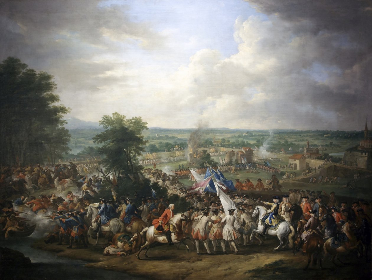 Die Schlacht von Guastalla (2) von Jan Peeter Verdussen