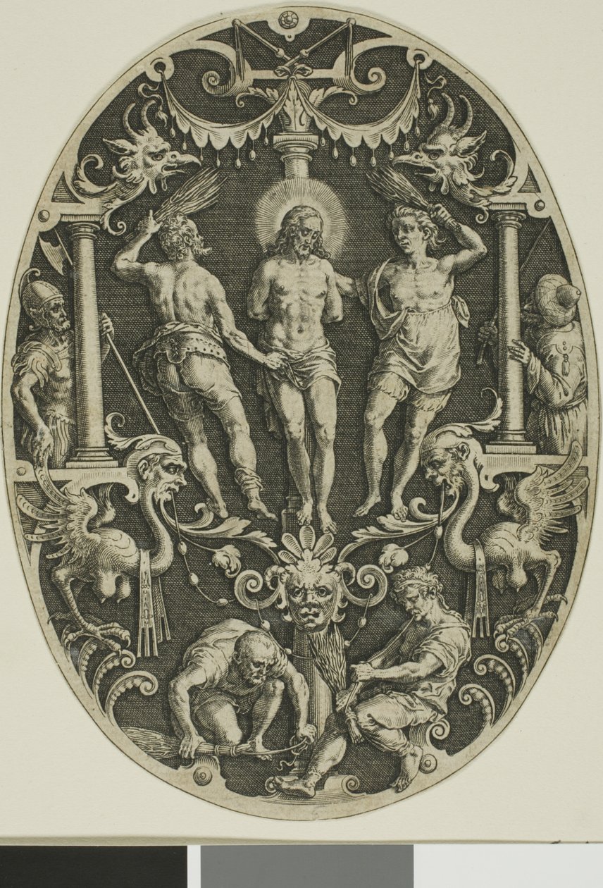 Geißelung, aus der Passion Christi von Jan Sadeler I