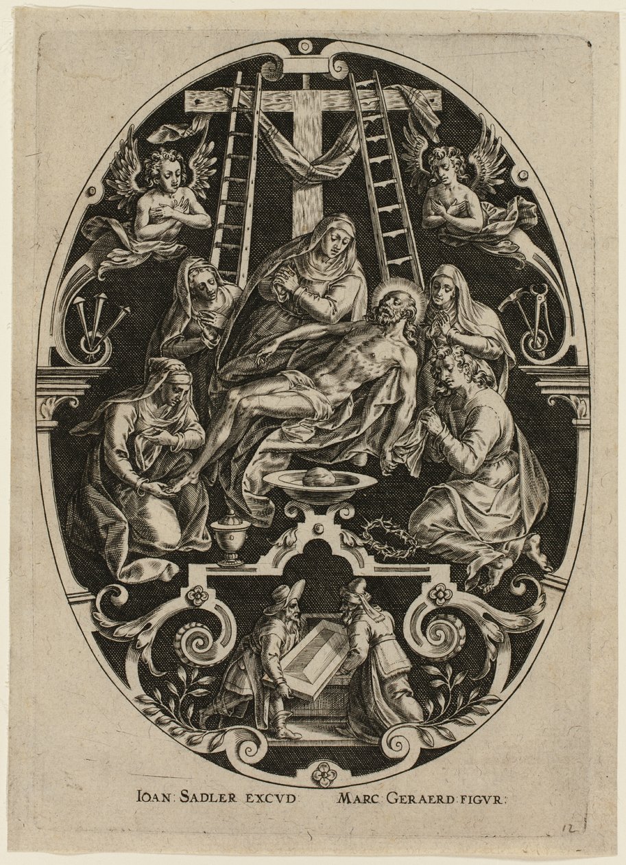 Klage, aus der Passion Christi von Jan Sadeler I