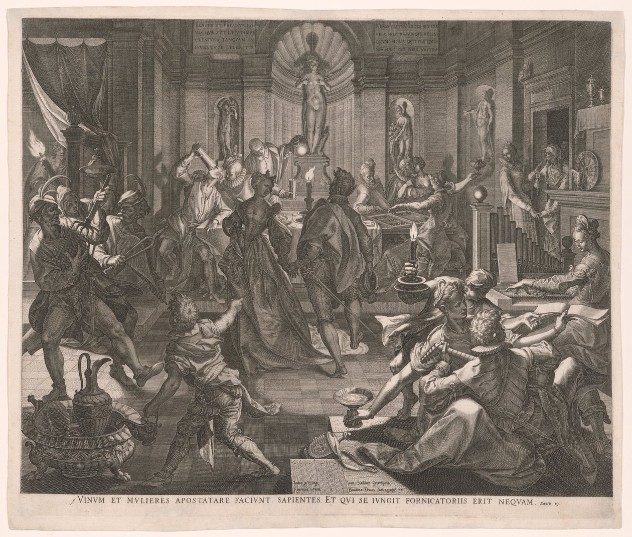 Der Karneval (oder der verlorene Sohn) von Jan Sadeler I