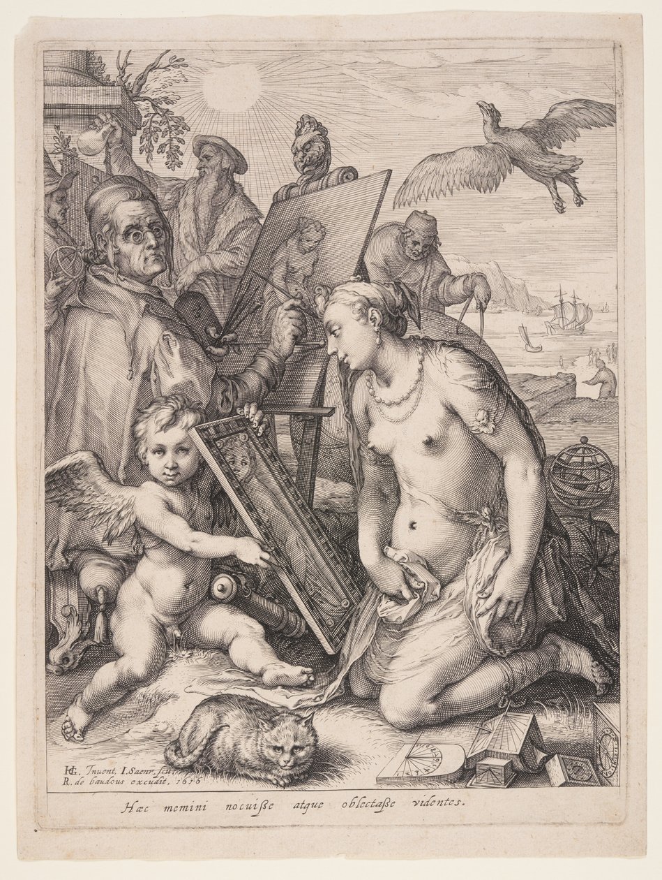 Allegorie der visuellen Wahrnehmung von Jan Saenredam