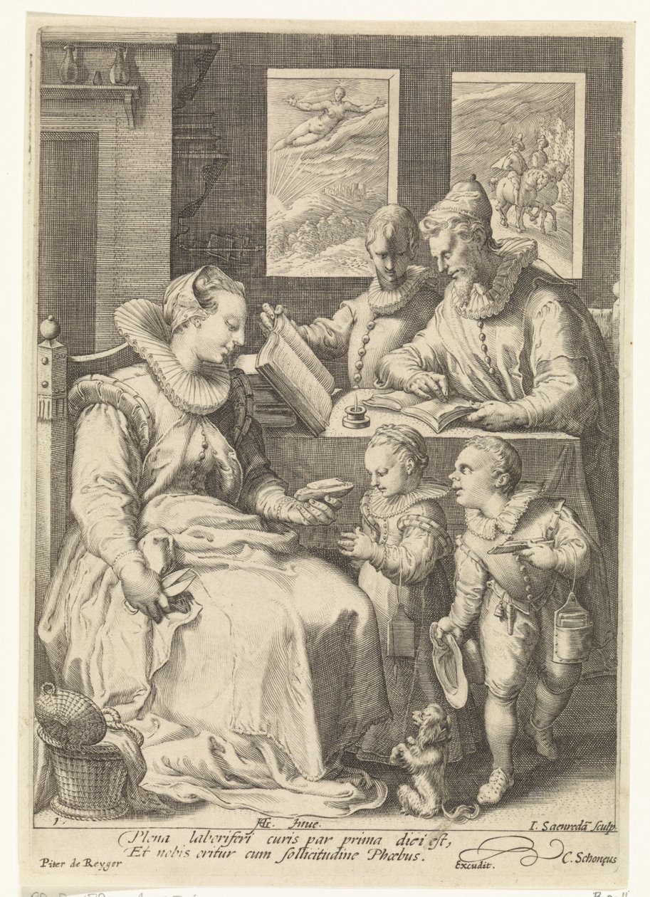 Der Morgen von Jan Saenredam