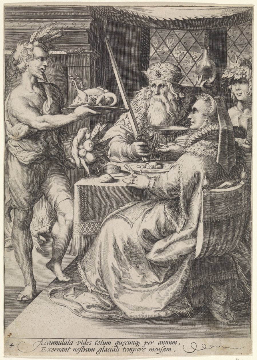 Winter von Jan Saenredam
