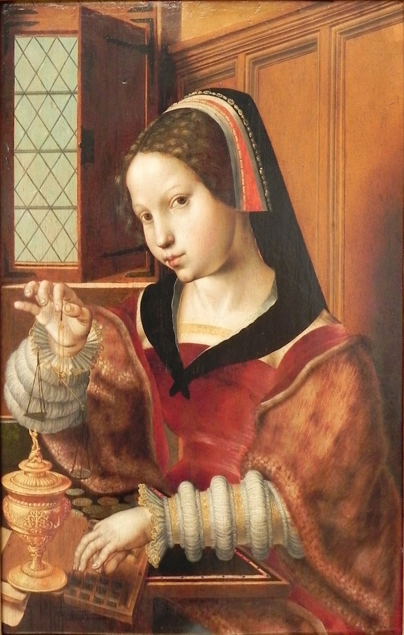 Die Goldwägerin von Jan Sanders van Hemessen