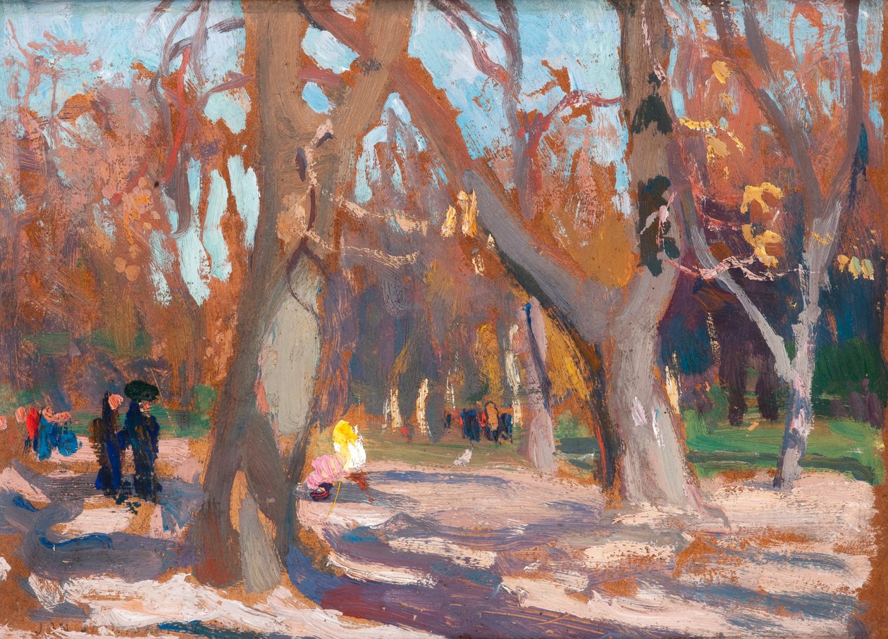Der Planty-Park in Krakau von Jan Stanislawski