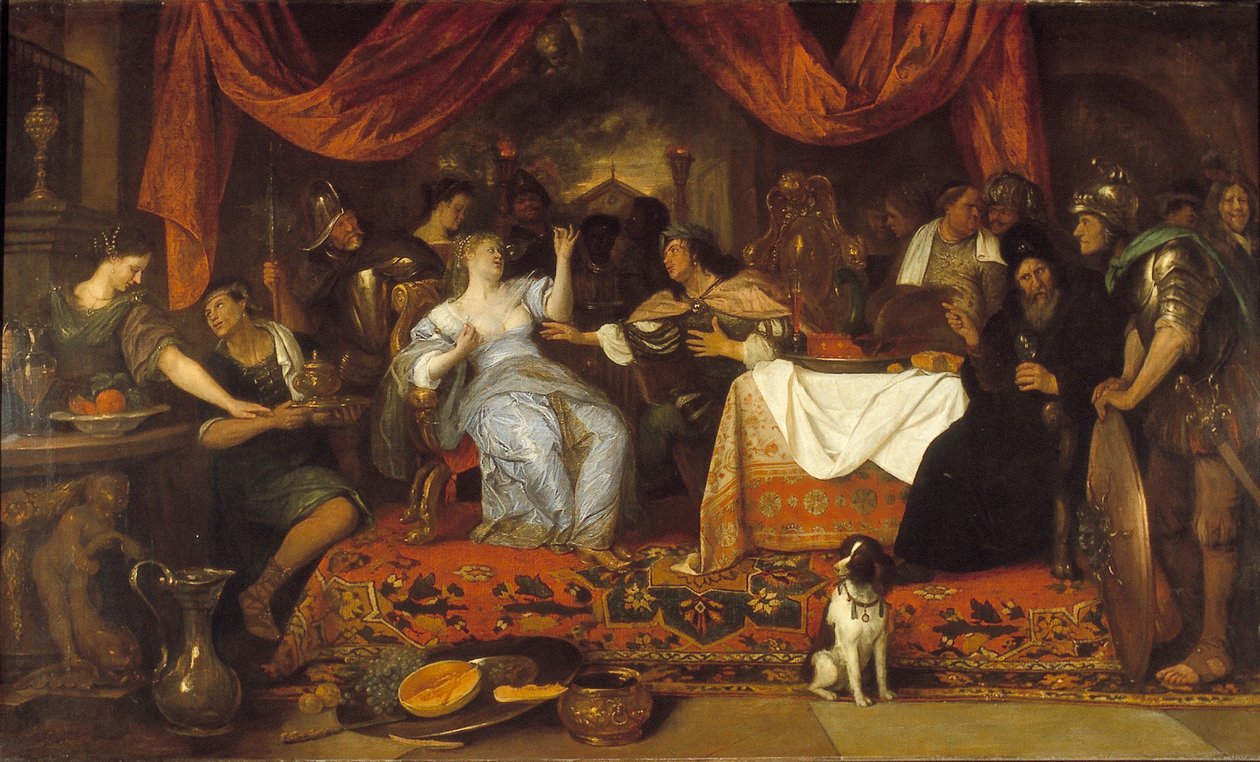 Antonius und Kleopatra von Jan Steen