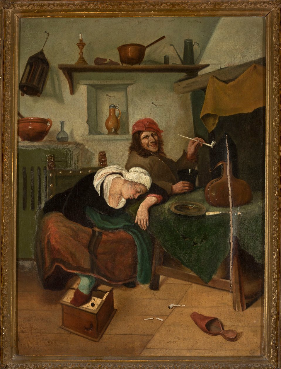 Betrunkene Frau von Jan Steen
