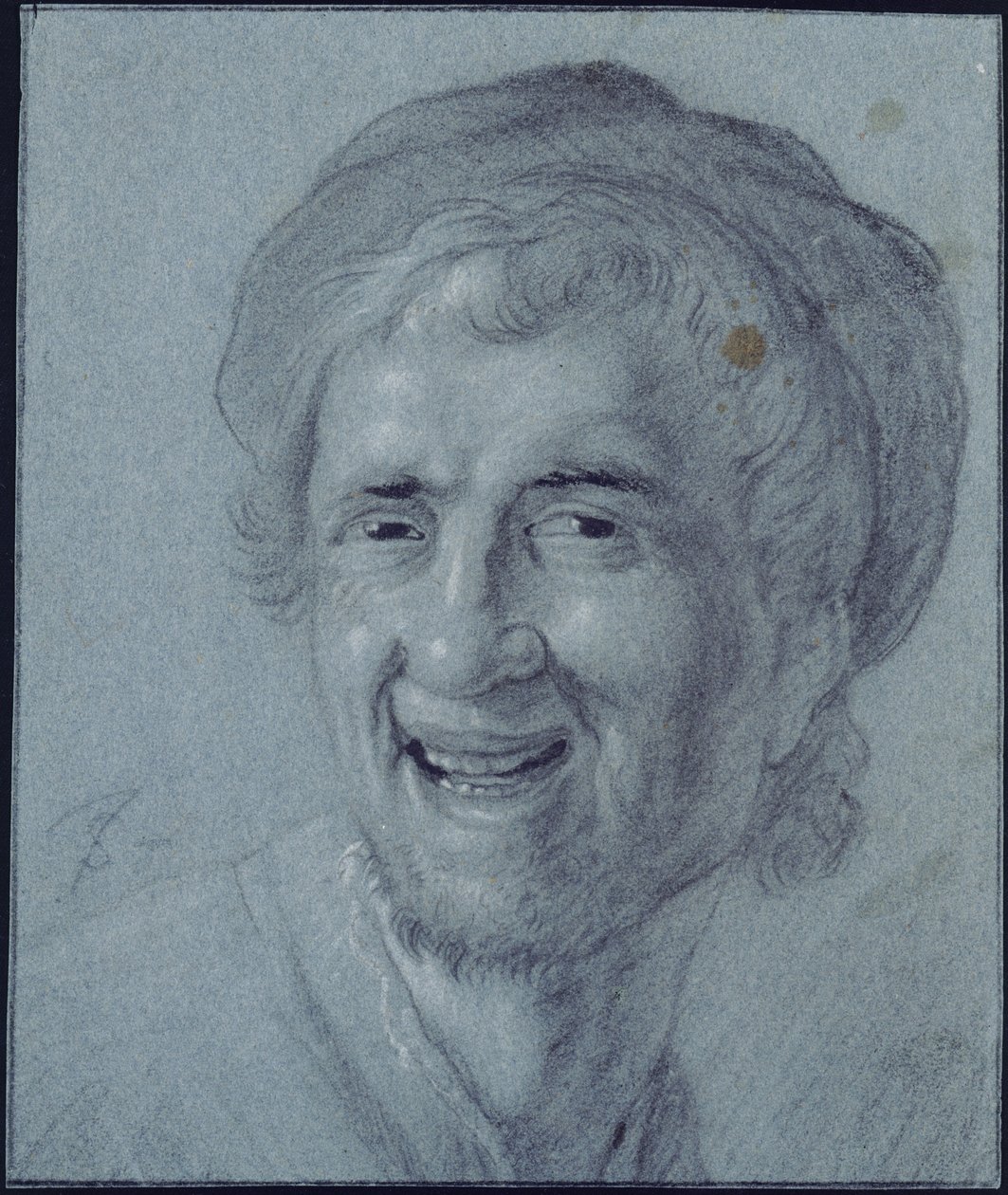Rembrandt lachend (Kopie nach dem frühen Selbstbildnis Rembrandts bei F. Stoop in Byfleet) von Jan Steen