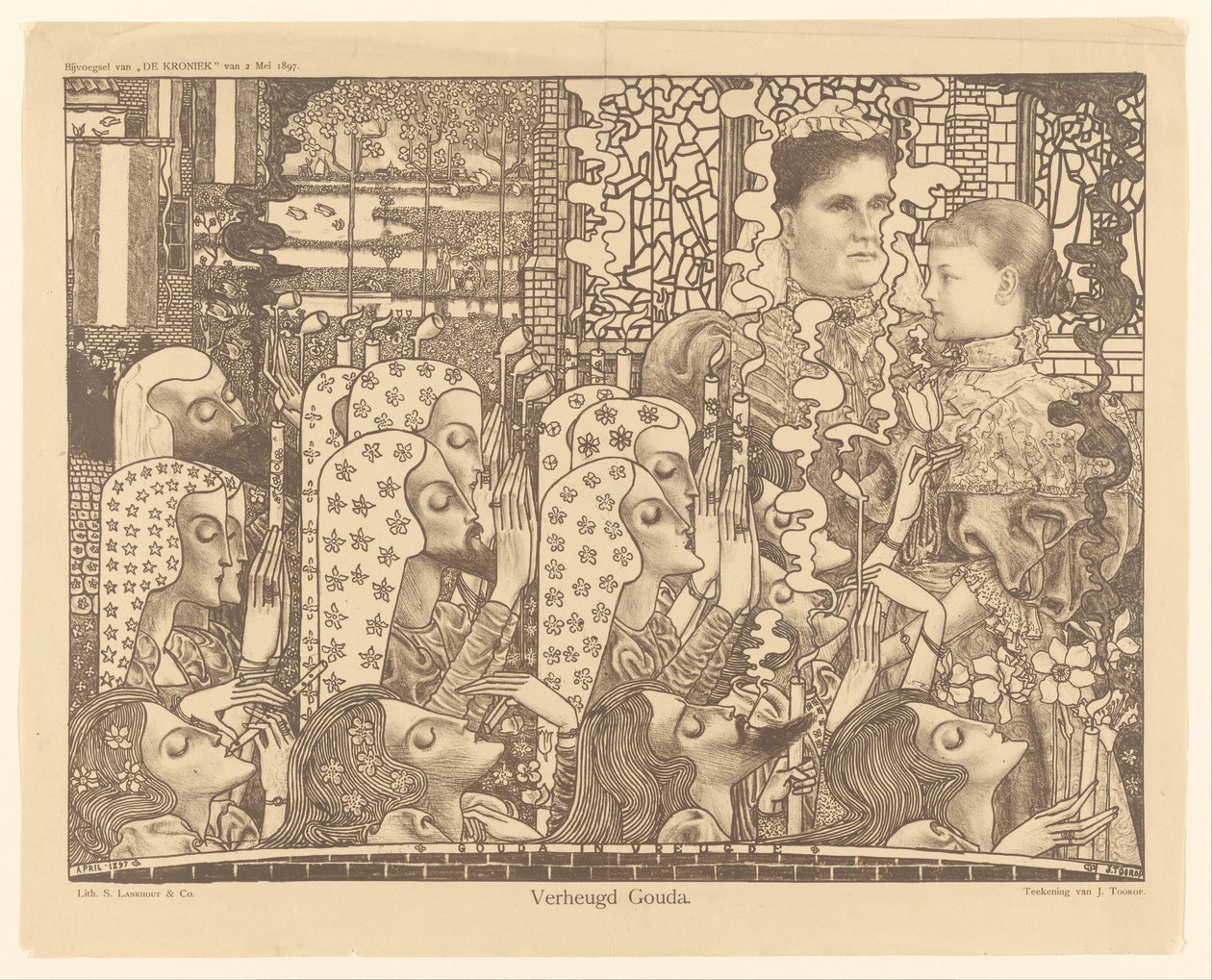 Verheugd Gouda von Jan Toorop
