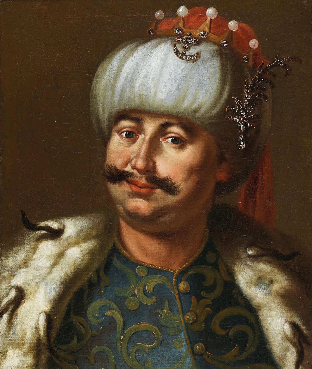 Johann III. Sobieski, König von Polen, als osmanischer Sultan gekleidet von Jan Tricius