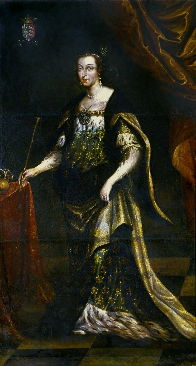 Porträt von Königin Jadwiga von Jan Tricius