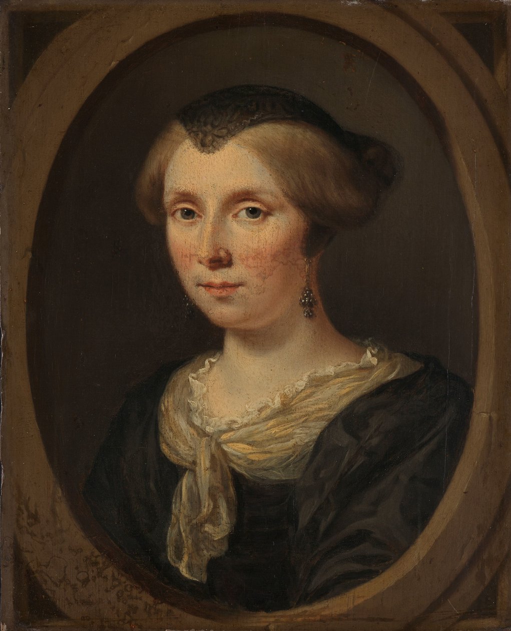 Porträt von Margaretha Verkolje, Ehefrau von Reinier Couturier von Jan Verkolje (I)