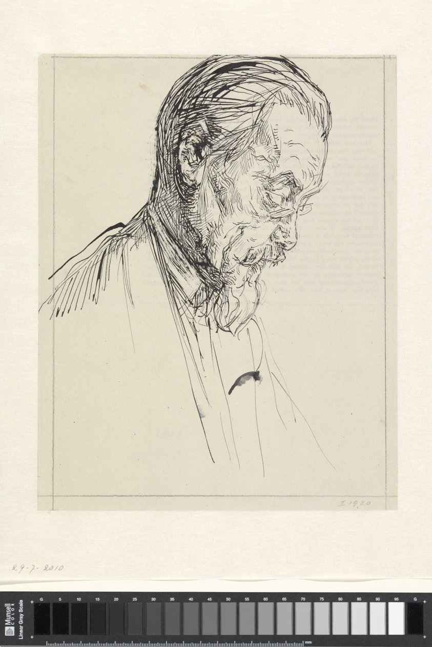 Porträt von Cornelis Hofstede de Groot von Jan Veth