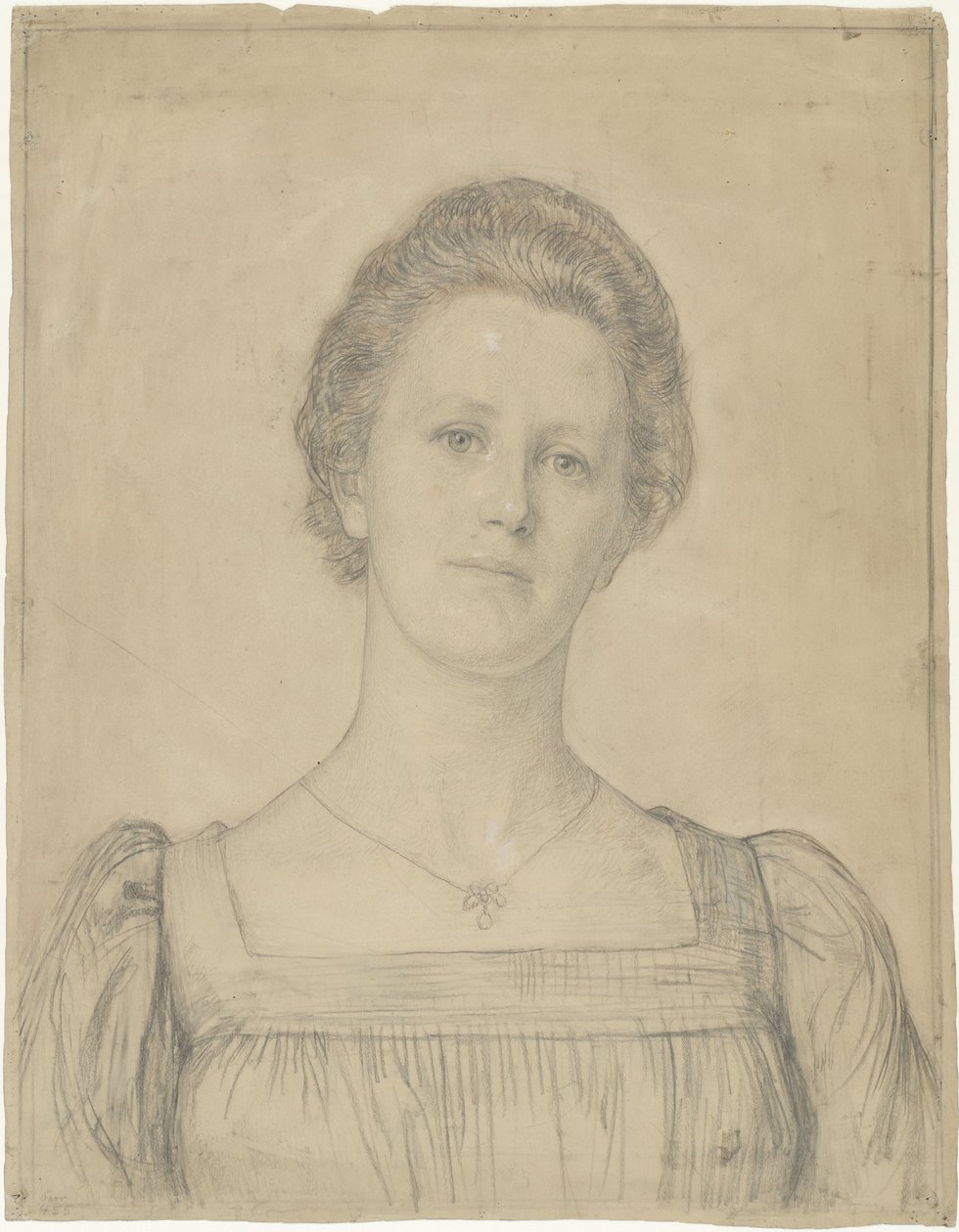 Porträt von Emilie van Kerckhoff von Jan Veth
