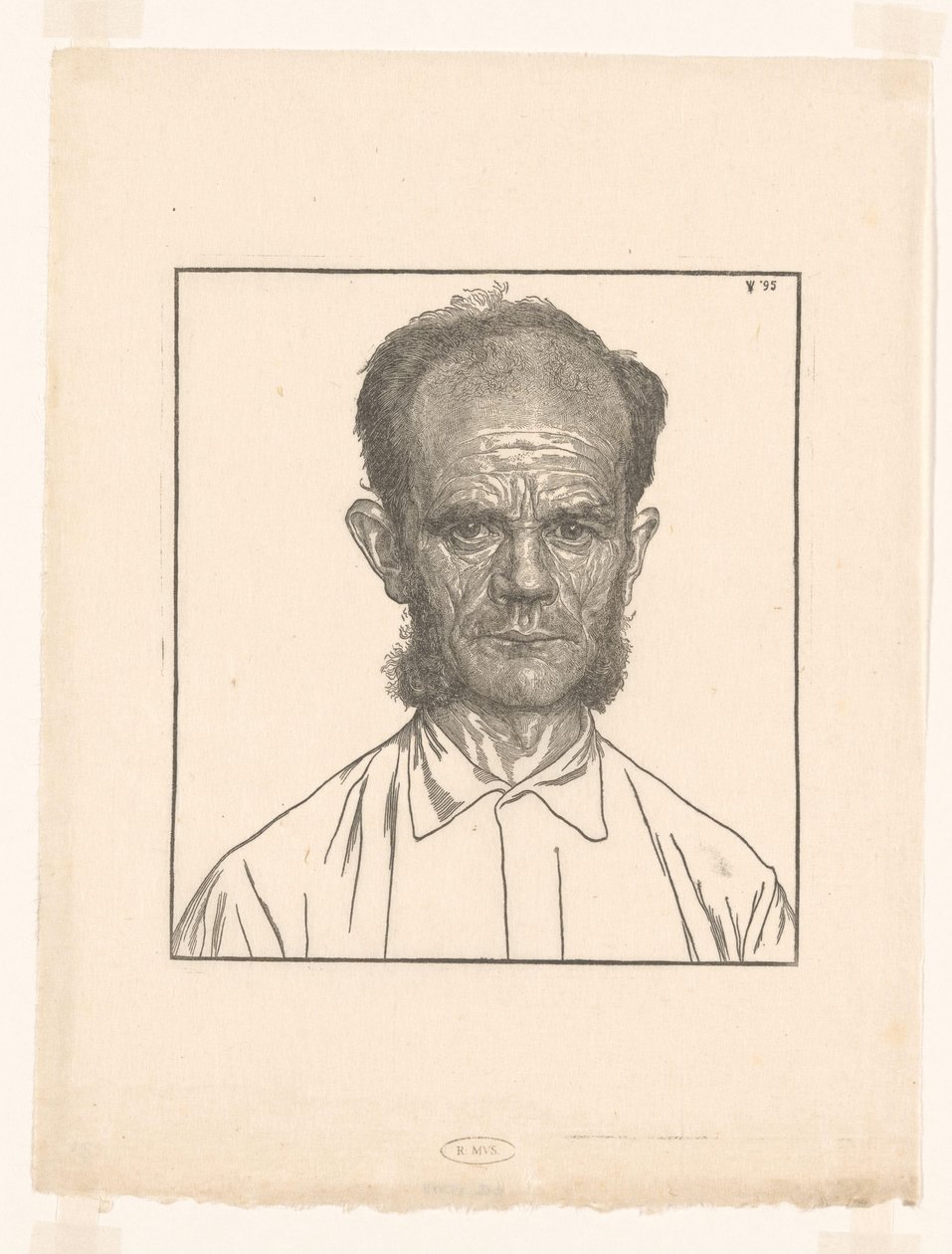 Porträt von Louw dem Gärtner von Jan Veth