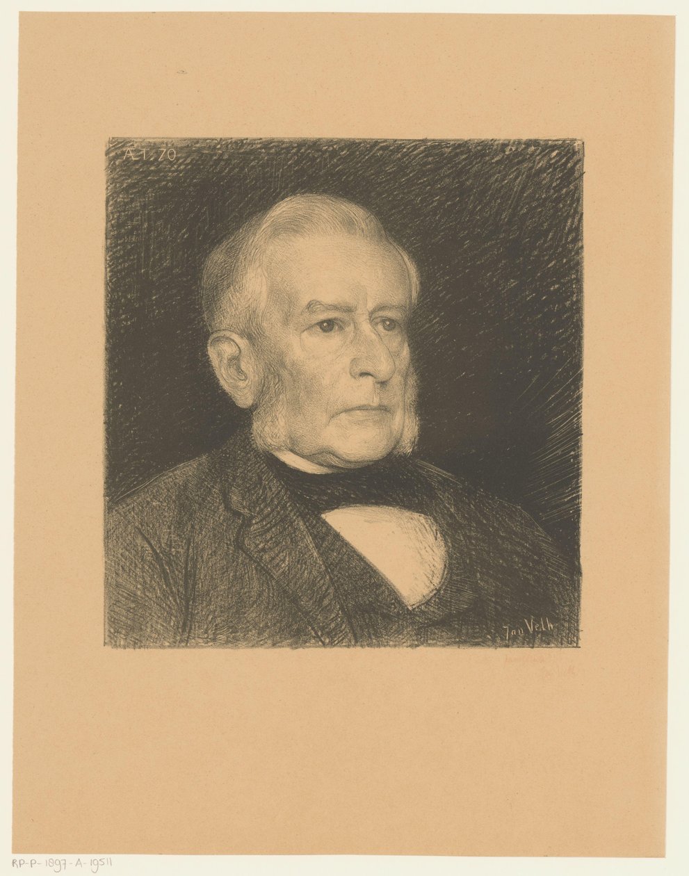 Porträt von Matthijs de Vries von Jan Veth