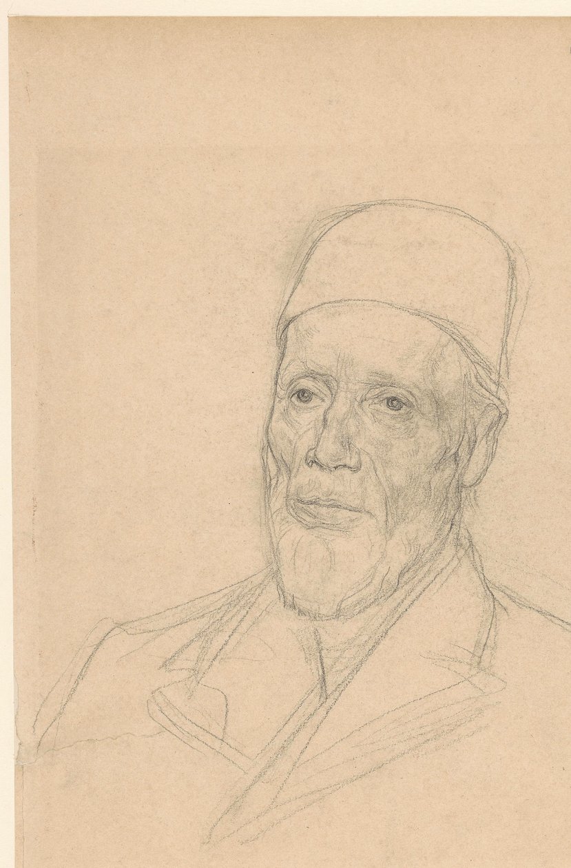 Porträt von Willem Nicolaas Dinger (?) von Jan Veth