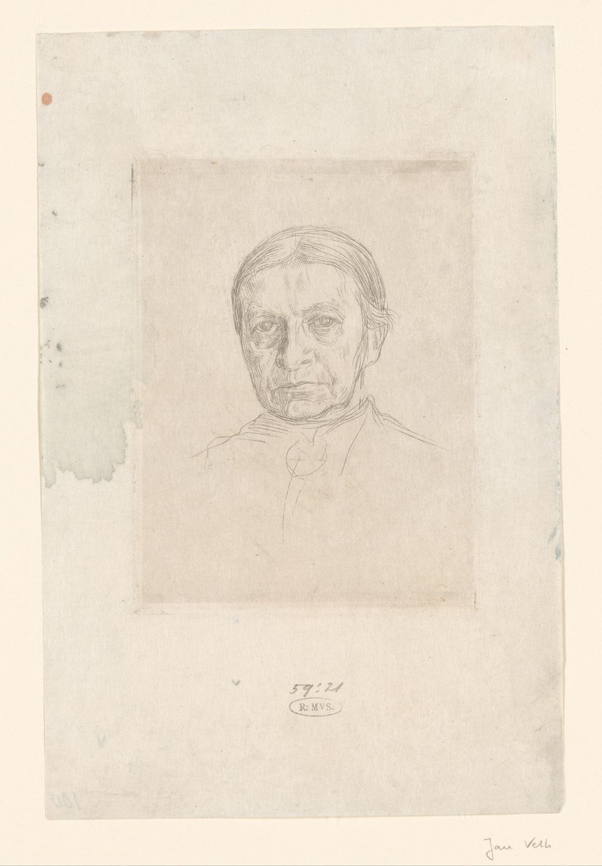 Porträt von Frau Anna Cornelia Veth-Giltay von Jan Veth