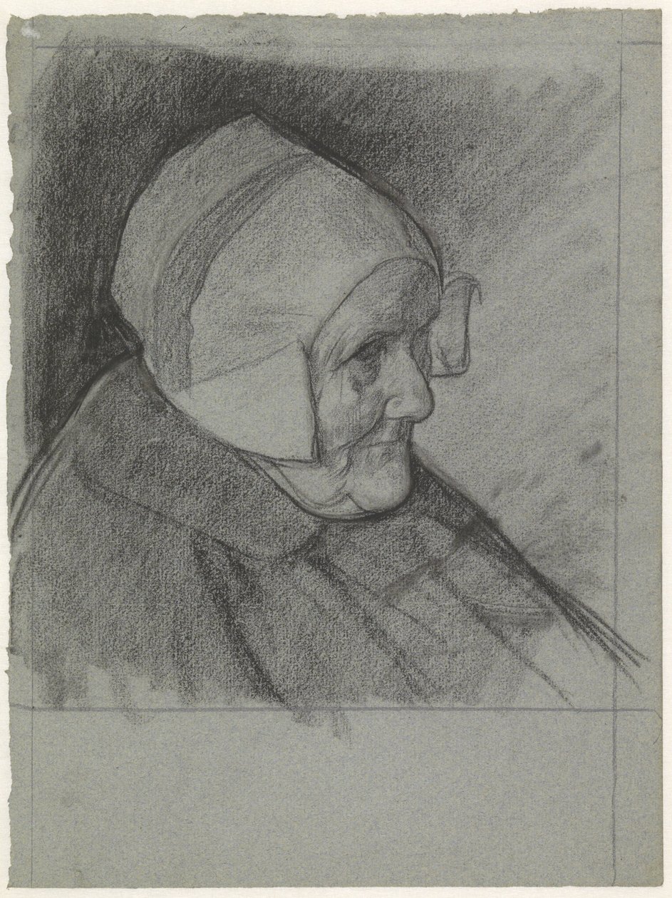 Porträt der Frau van den Brink von Jan Veth