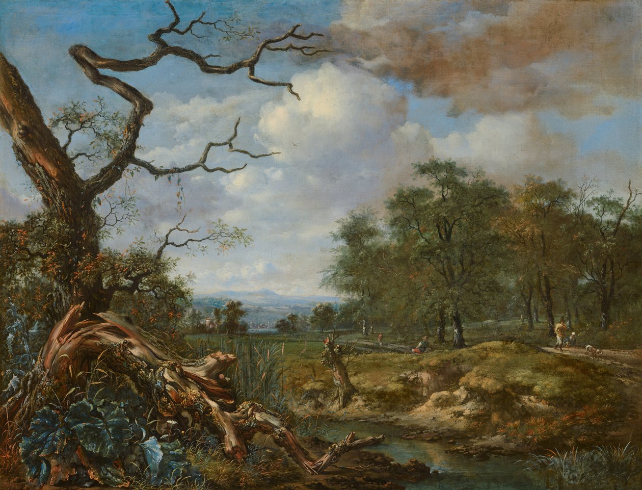 Landschaft am Waldrand von Jan Wijnants