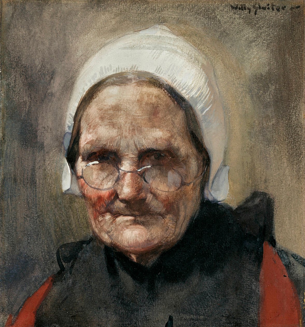 Katwijkse Visvrouw, oder Fischfrau von Katwijk von Jan Willem Sluiter