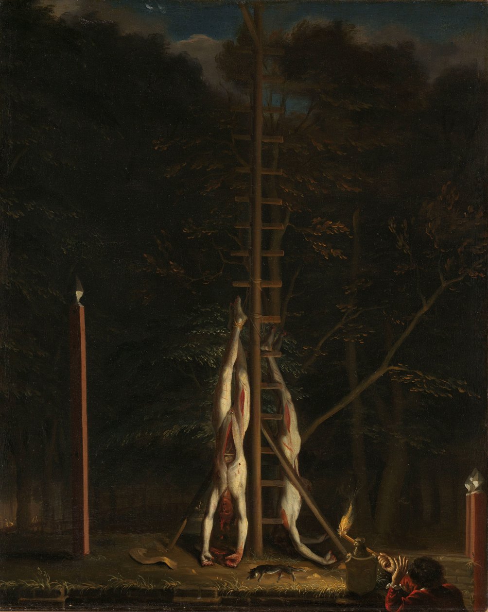 Die Leichen der Brüder de Witt von Jan de Baen (attributed to)