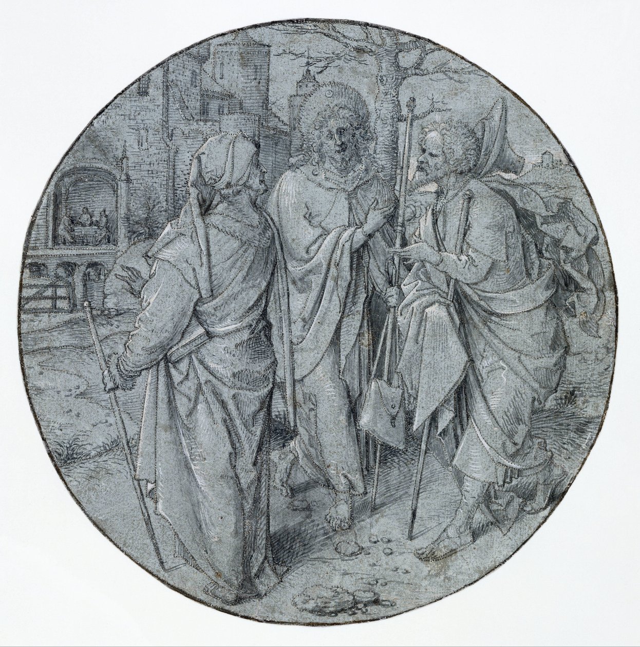 Christus in Emmaus von Jan de Beer