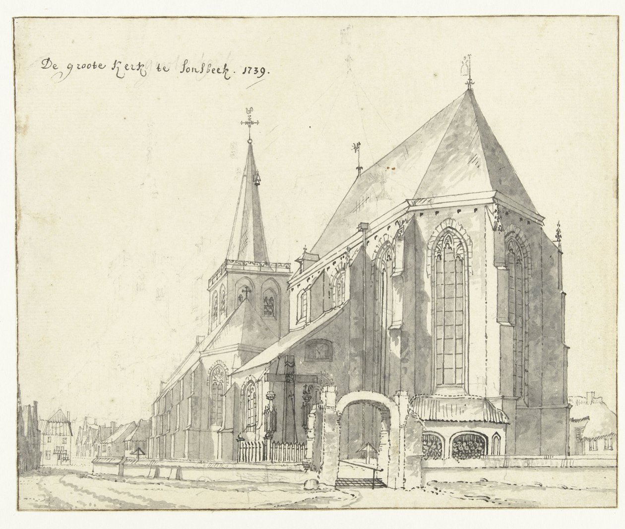 Große Kirche in Sonsbeck von Jan de Beijer