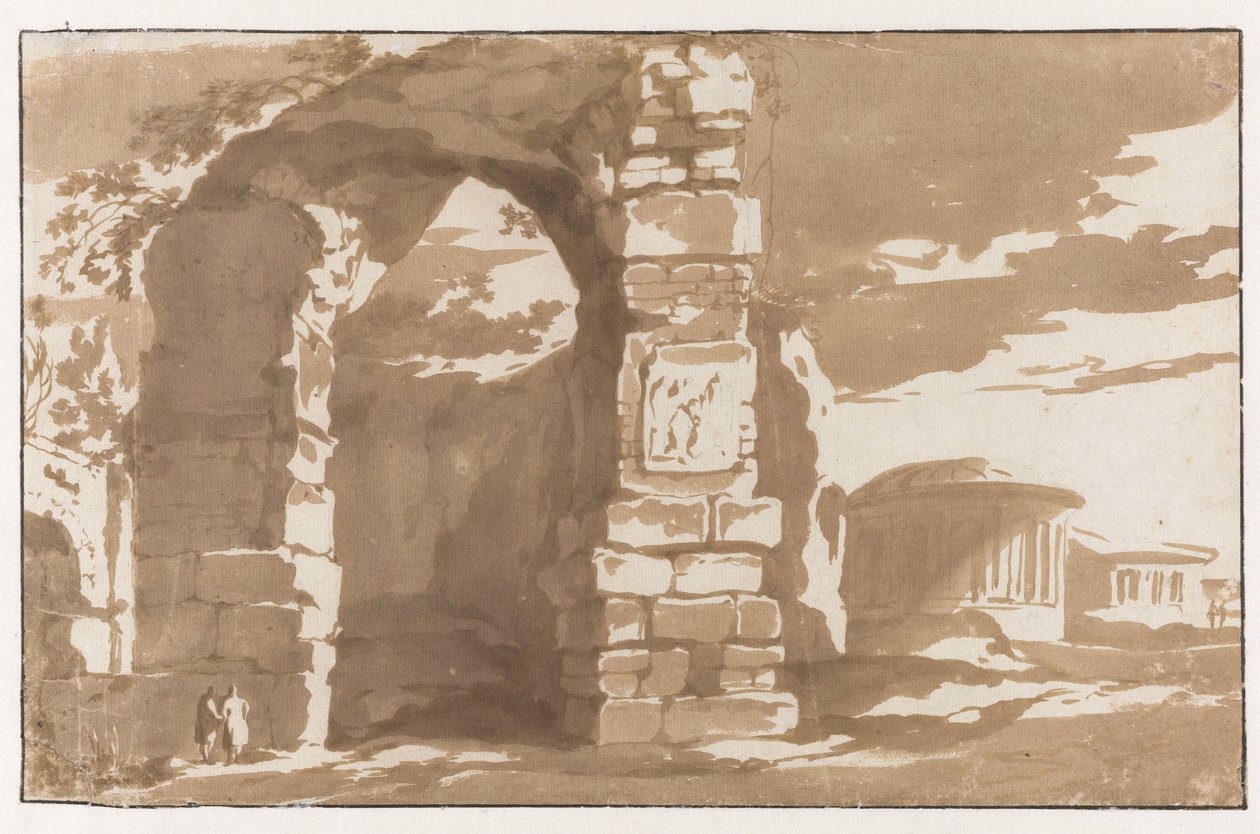 Teil der Thermen von Diokletian und S. Bernardo alle Terme von Jan de Bisschop