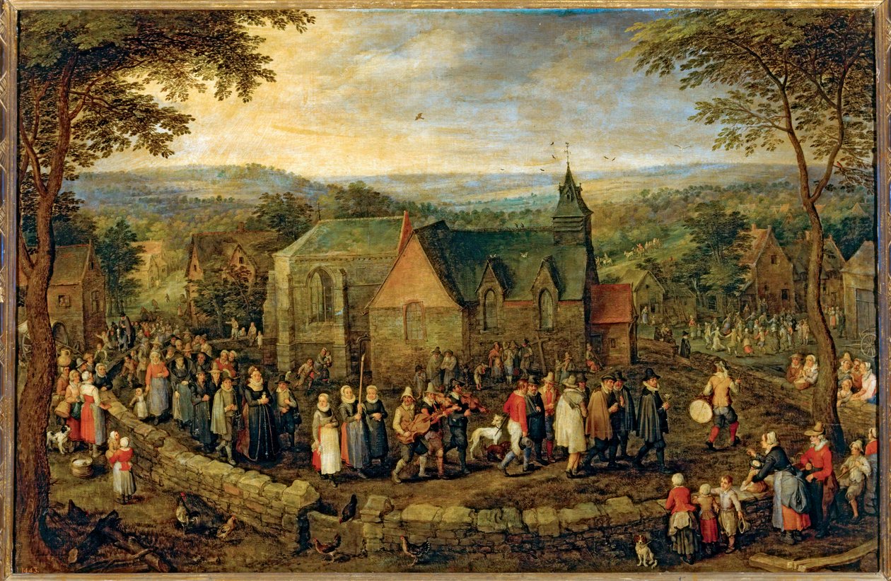 Bauernhochzeit von Jan the Elder Brueghel